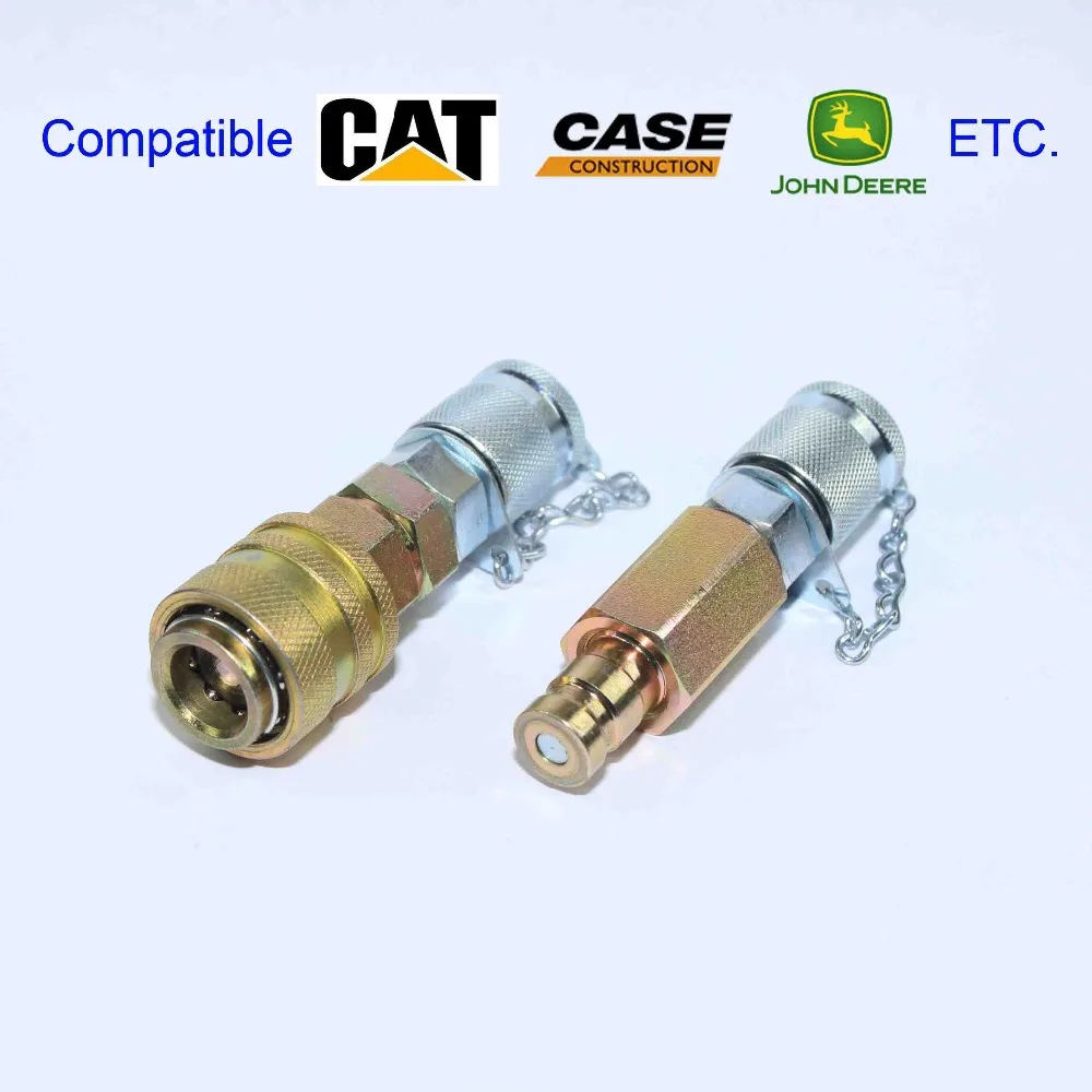 excavator Construction Machine hydraulic Tester KIt Quick Release coupling (CAT-F/M) | Instrument Parts &amp Accessories