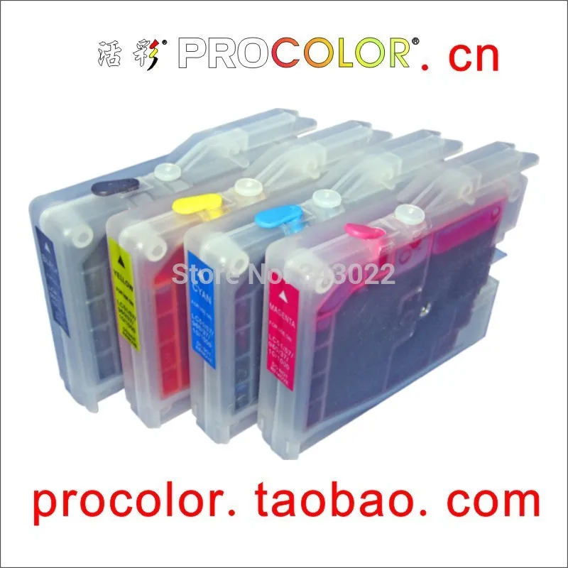 PROCOLOR совместимый чернильный картридж для brother LC10 LC37 LC51 LC57 LC960 LC970 LC1000 FAX-2480C MFC3360C