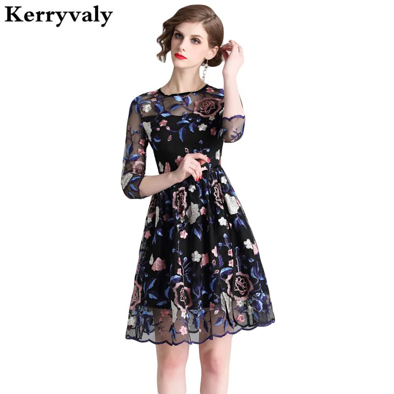 Женское летнее платье с цветочной вышивкой элегантное пляжное принцессы женское