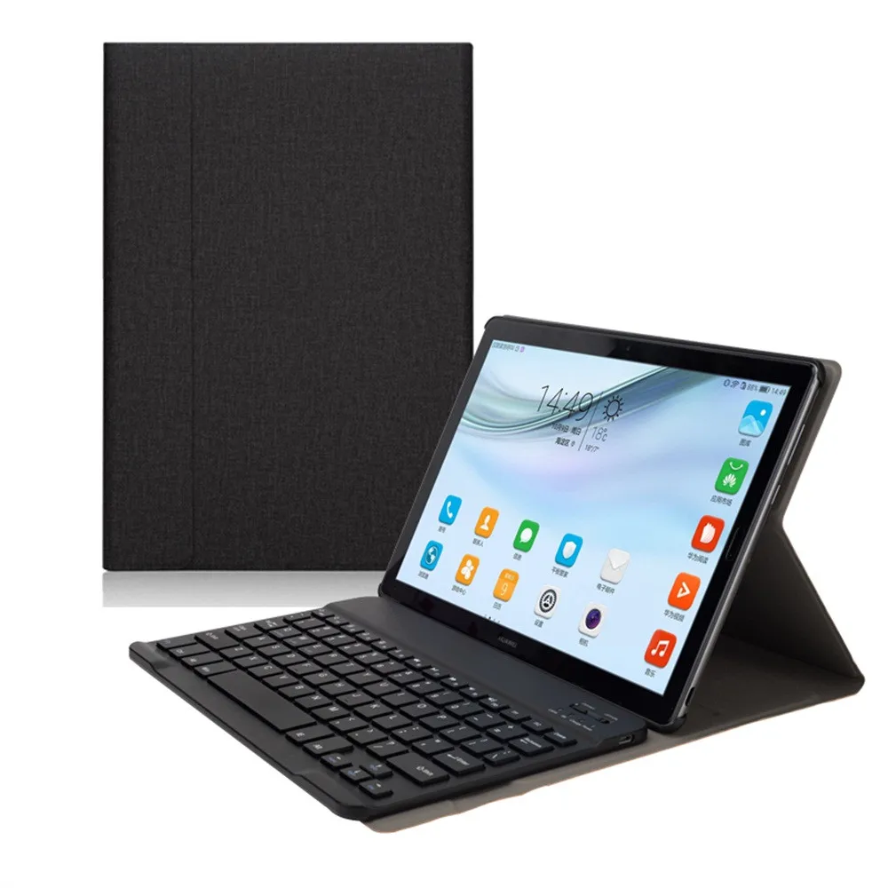 Складная Bluetooth клавиатура для Huawei MediaPad M5 Pro 10 8 Смарт + откидная подставка чехол
