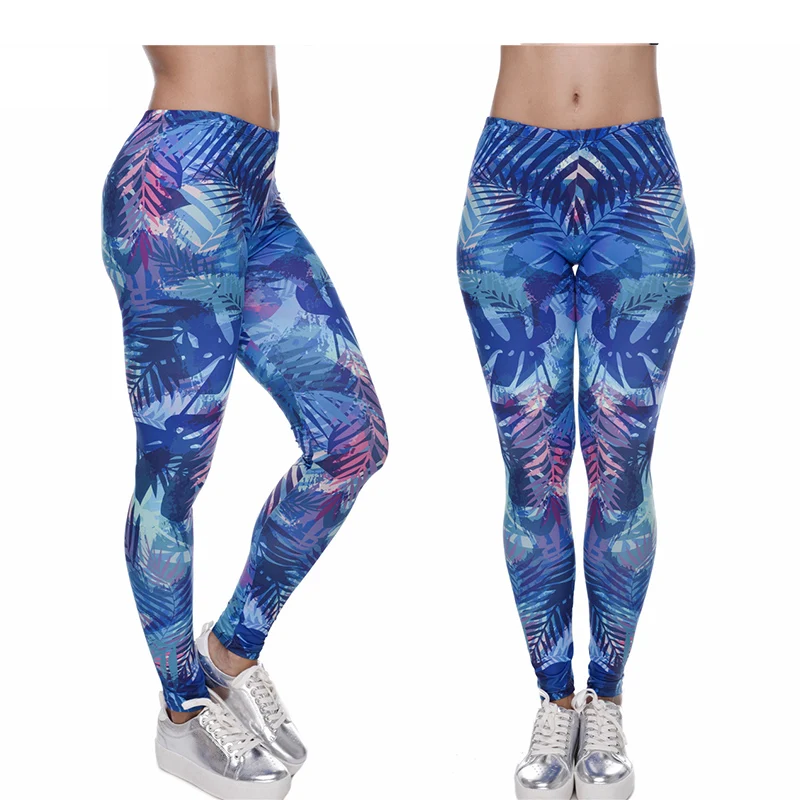 Multicolor Flower Push Up Sexy Leggings Women Black High Waist Leggings For Women Summer Pink Womens Fitness Leggings Pants