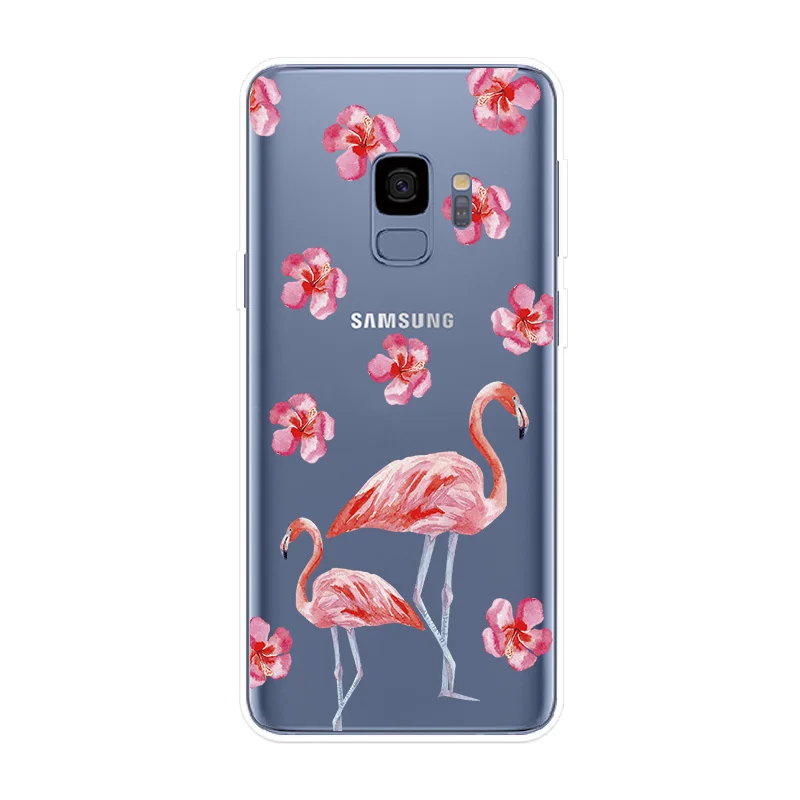 Чехол для телефона Samsung Galaxy S8 S9 S10 Plus S10e S7 S6 Edge S5 чехол с рисунком фламинго Note 8 9 |