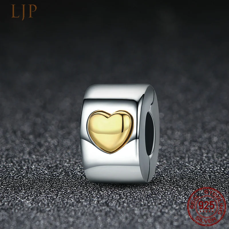 MYBEBOA 925 пробы серебро Everbling ювелирные изделия классическое сердечко ", зажим, подходят к оригиналу Pandora, браслет, ювелирные изделия с бриллиантами