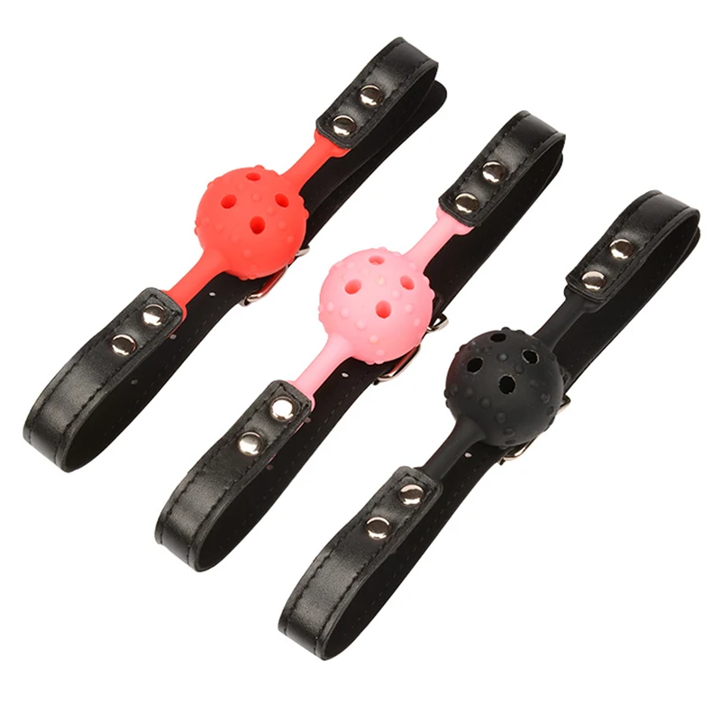 Эротика Флирт рот кляп Секс игрушки из искусственной кожи открытый игры для