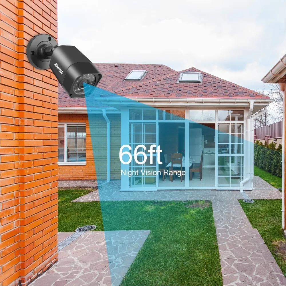 ANNKE 720 P HD-TVI камера безопасности с всепогодным корпусом и 66ft супер ночного видения