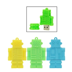 Мультяшный робот, Usb флеш-накопитель, 32 ГБ, 16 ГБ, флеш-накопитель, 8 ГБ, флеш-накопитель, Usb 2,0, карта, U-диск, высокоскоростная мультяшная флешка