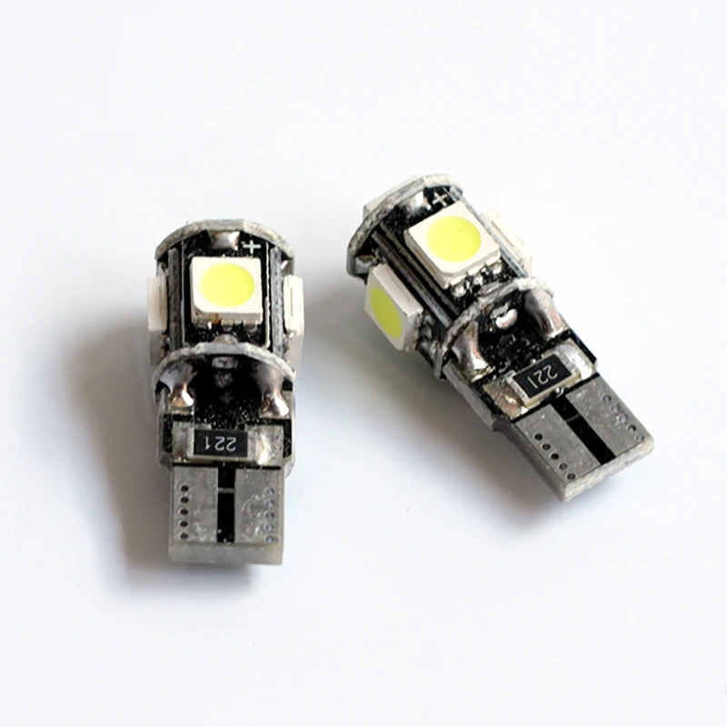 DXZ автомобильный светильник 10 шт. CANBUS Error Free T10 8 SMD светодиодный W5W 194 Супер яркая