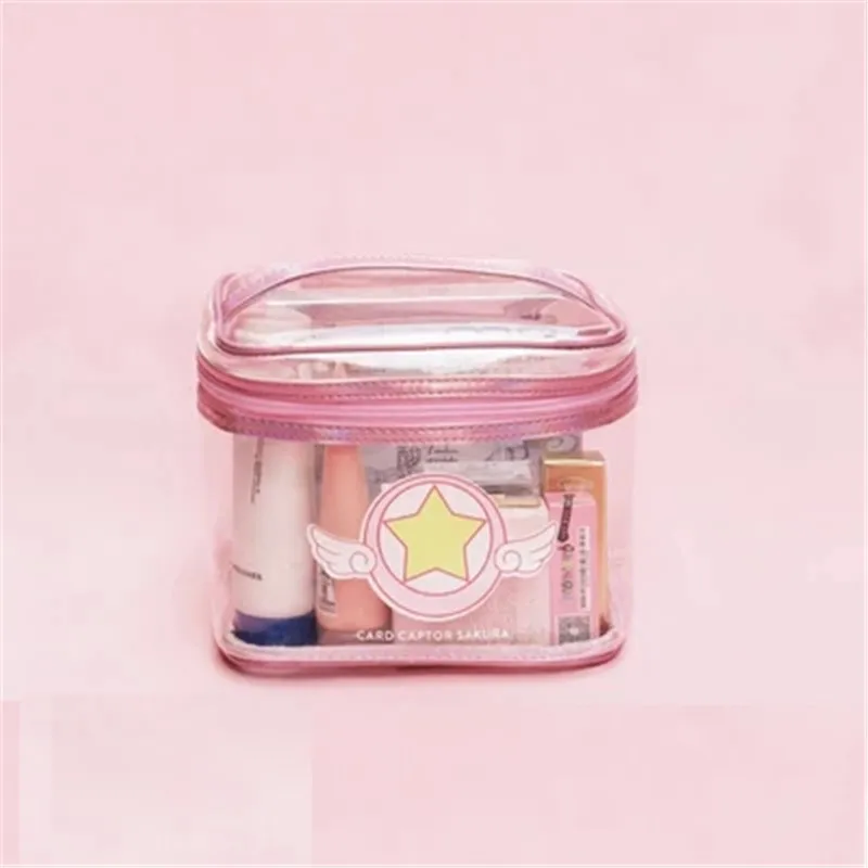 Прозрачные сумки Milk bear из ПВХ для женщин дорожный Водонепроницаемый Прозрачный