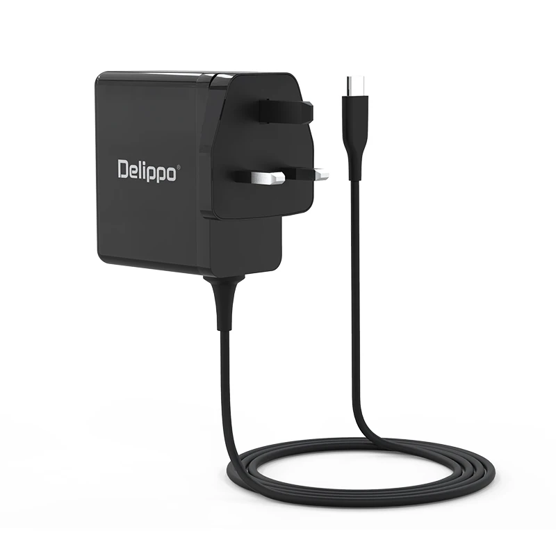 Универсальное быстрое зарядное устройство Delippo USB Type C интеллектуальное