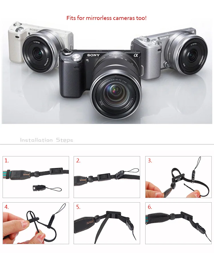 Roadfisher винтажный плечевой ремень для камеры шейный Canon Nikon Sony беззеркальный