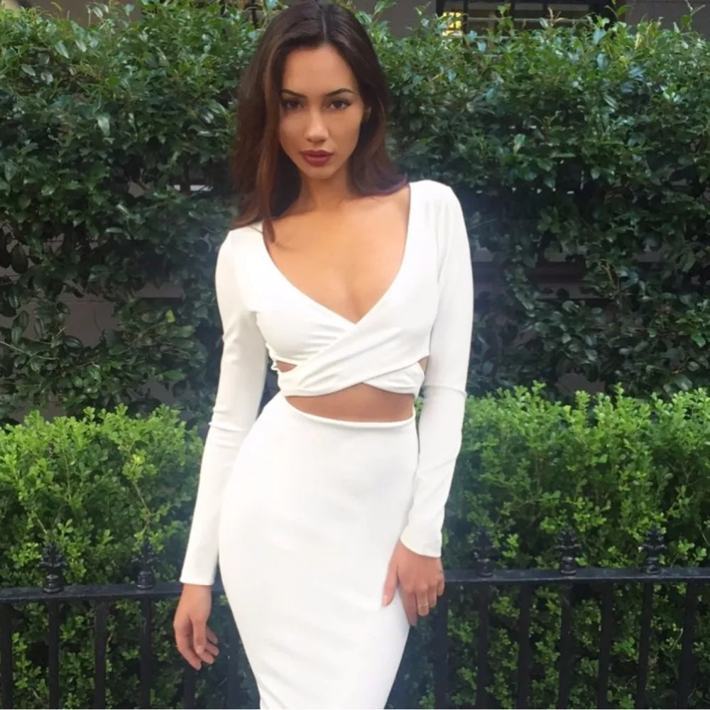С длинным рукавом эластичный хлопок теплая Платья для вечеринок Vestidos