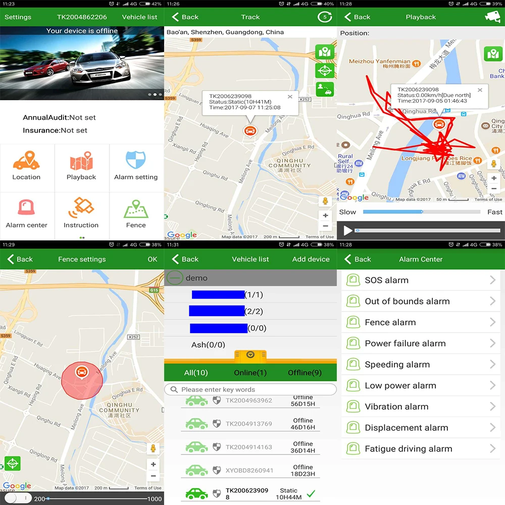 Автомобильный GPS/GPRS/GSM трекер для мотоцикла DEAOKE супер широкий диапазон напряжения