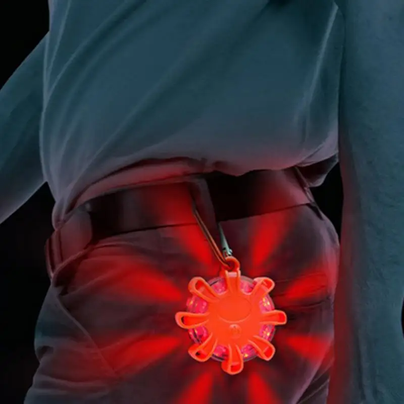 Сигнальный светильник с 8 светодиодами для обеспечения безопасности дорожного