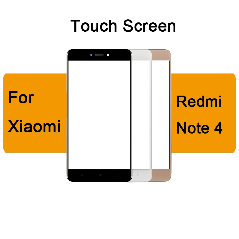 Панель сенсорного экрана замена дигитайзера сенсор Переднее стекло для Xiaomi Redmi