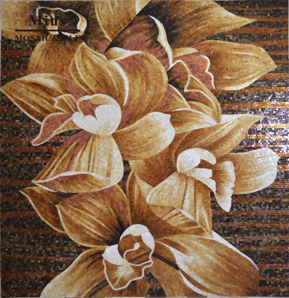 

Custom glass mosaic tile design