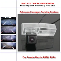 auto parking tracks rear camera for toyota matrix 2008 2014 backup reverse intelligent ntsc rca aux hd sony ccd cam