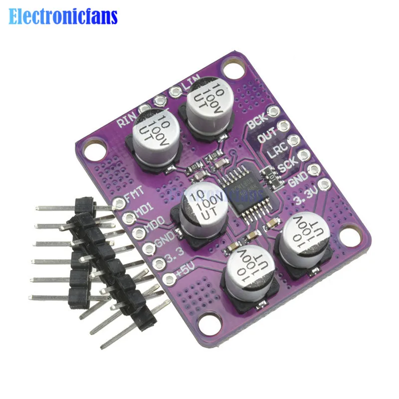 PCM1808 105dB SNR аудио стерео АЦП односторонний аналоговый вход декодер 24bit усилитель доска плеер модуль