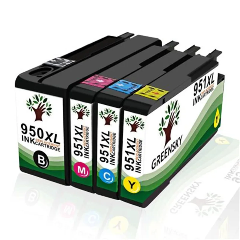 GREENSKY 4 шт./компл. картридж с чернилами для hp 950XL 951XL Office Pro 8610 8620 8630 8640 8660 8615 8625 Officejet