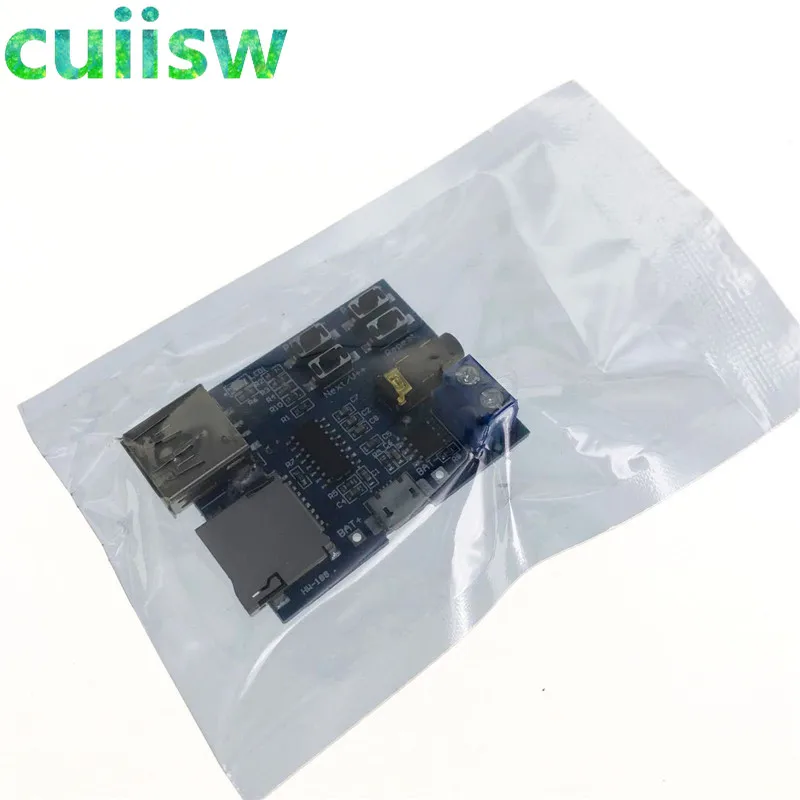 Cuiisw 5 шт./лот Mp3 Неразрушающий декодер плата Встроенный усилитель mp3 модуль TF карта