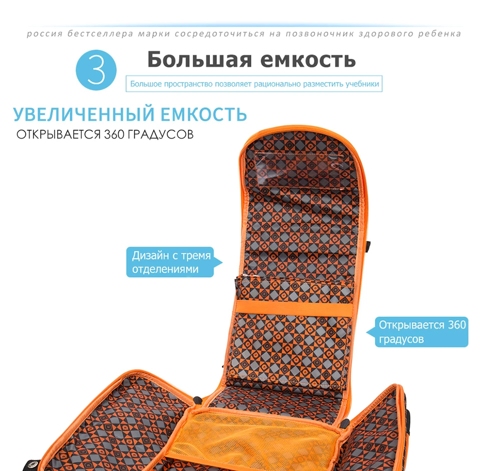 Гризли дети мультфильм Начальная Школа сумки для детей портфель многофункциональный ортопедический рюкзак для Обувь для девочек Класс 1-4 года