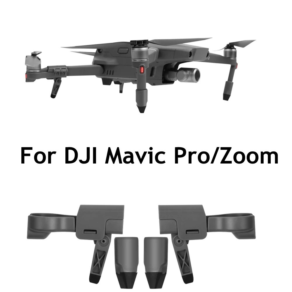 Foldable Extension Landing Gear Heightening Rear/Front Legs Collapsible Quick Release For DJI Mavic Pro / Zoom Drone Accessories |