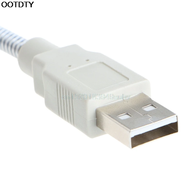 DIY гибкий гусиный шейный программируемый вентилятор USB светодиодный мини RGB