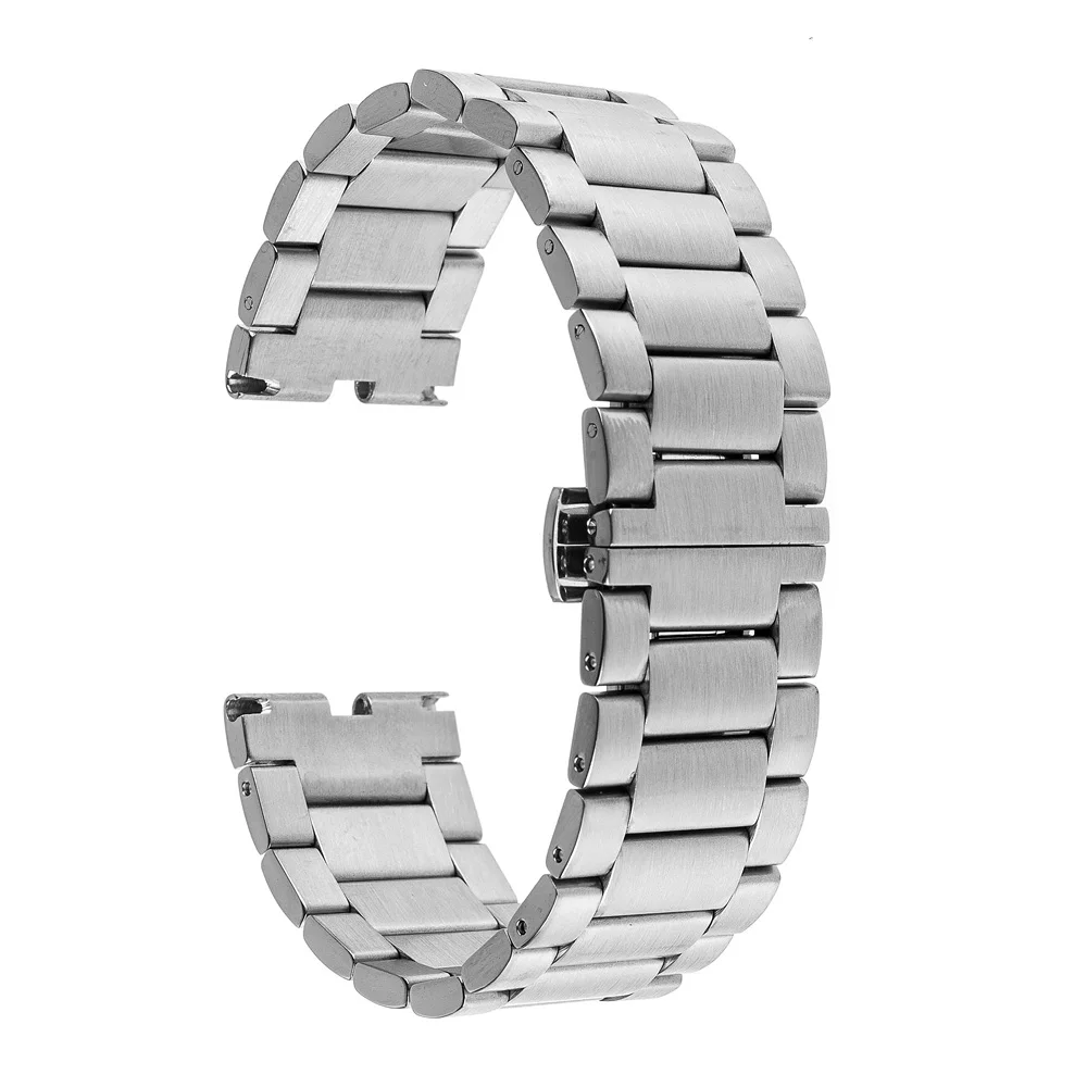 22 мм нержавеющая сталь ремешок для часов Бабочка Пряжка браслет Motorola Moto 360 1 1st Gen