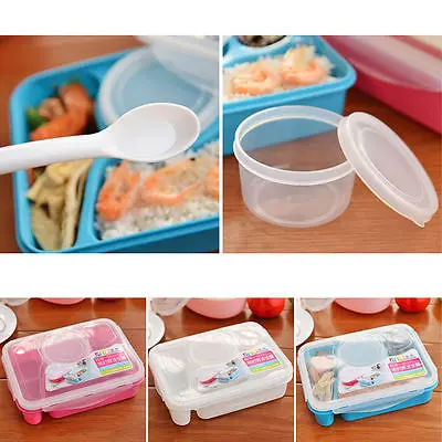 Новая портативная посуда Bento контейнеры для хранения продуктов микроволновая
