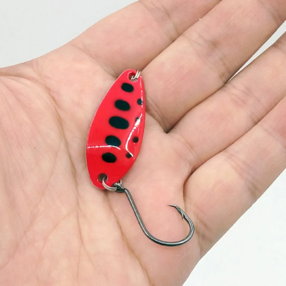 10-pieces Fishing Spoon Lure Hard Bait 4cm/6g Tear Drop Casting Trolling Lures Wobbler Freshwater Pike Bass pesca | Спорт и