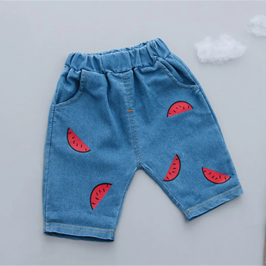 2pcs Children Summer Boys Clothes Toddler Kid Baby Girls Bear eat watermelon T-shirt Tee Tops Shorts Trousers Outfits Set | Детская