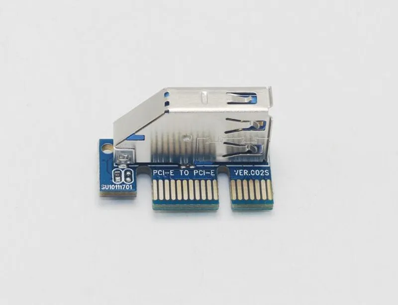 Новый PCI E Express 1X к расширитель адаптер переходная карта USB 3 0 кабель SATA питание для