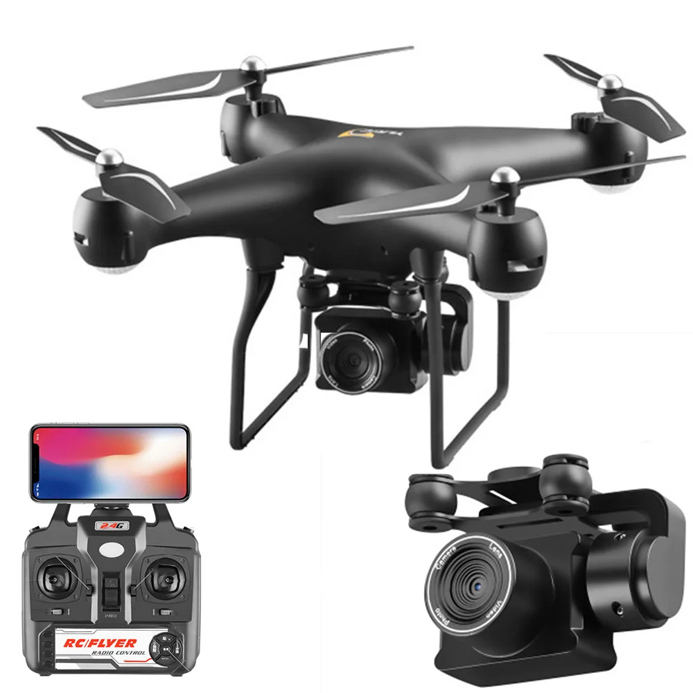 

Upgraded S32T fpv Quadcopter With 4K Camera ESC HD 20mp adjustable Camera selfie Drone RC Helicopters 4-axis Aircraft flying toy