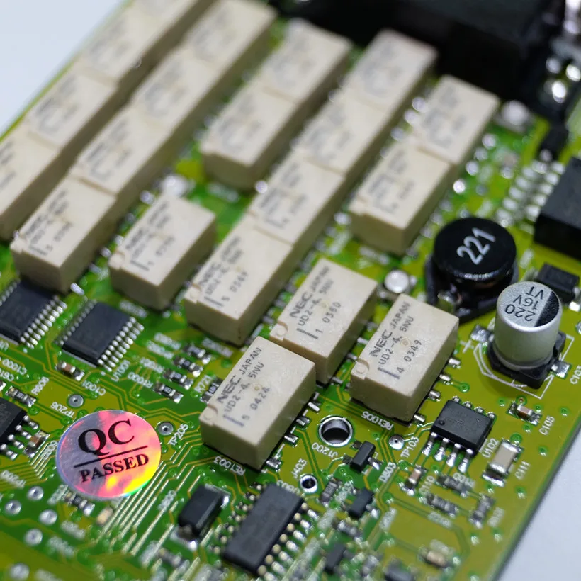 ВЫСОКОКАЧЕСТВЕННАЯ Одноплатная зеленая плата TCS PRO без Bluetooth Версия 2016.00 с Keygen Полный набор инструментов для диагностики OBD2.