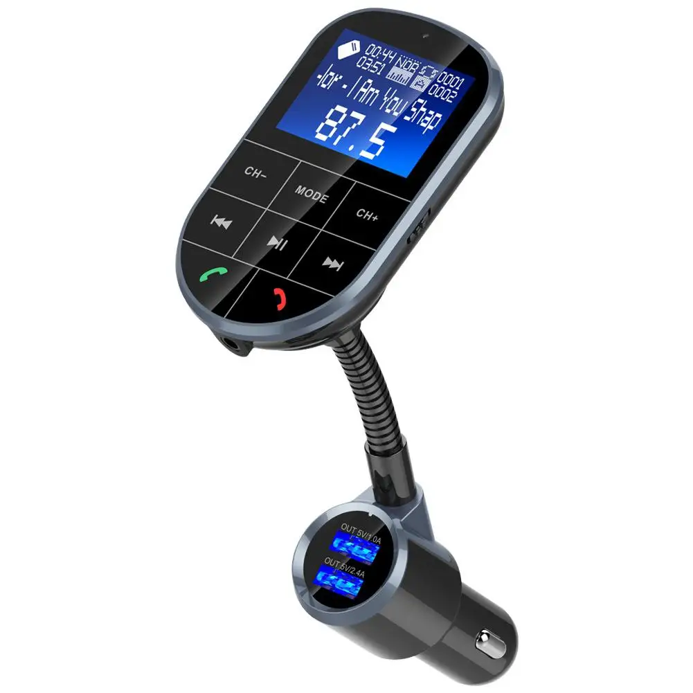 Автомобильный Bluetooth MP3-плеер Hands-free Телефон fm-передатчик MP3 Bluetooth автомобильное зарядное устройство прикуриватель