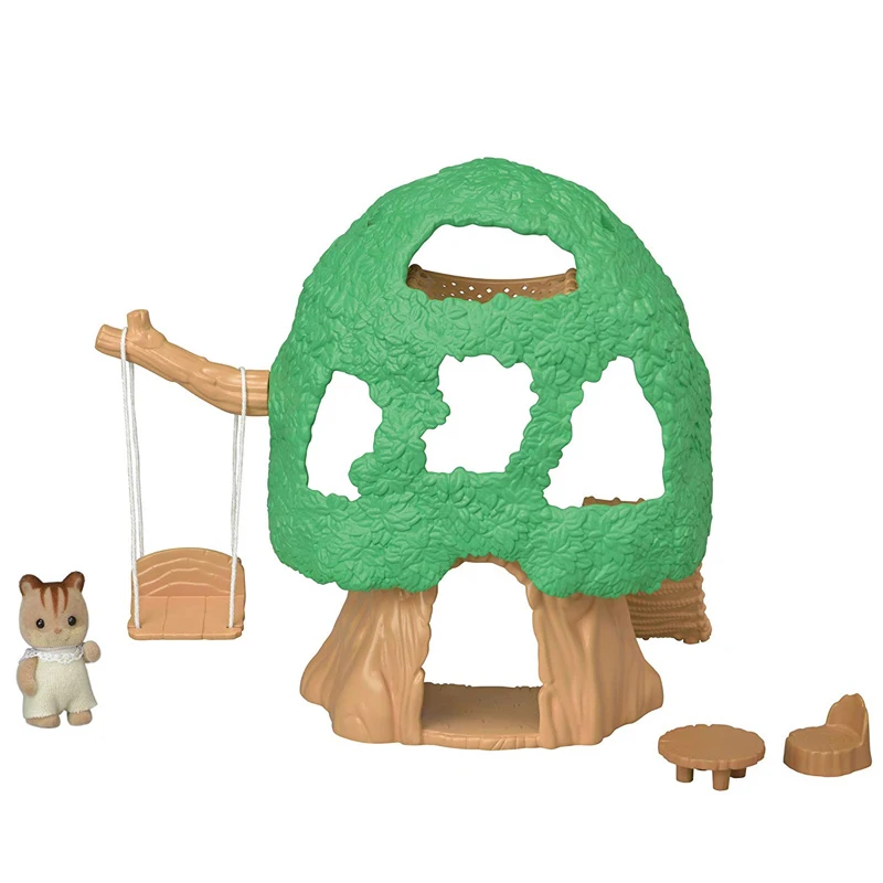 Sylvanian Family Dollhouse детский домик на дереве игрушка фигурка игровой набор подарок для