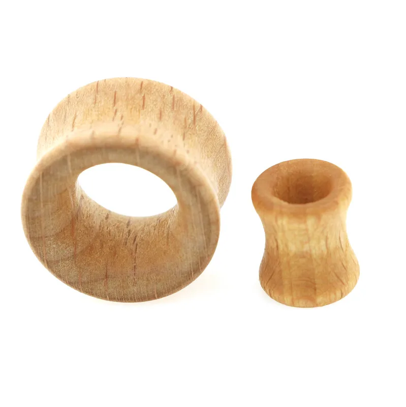 original wood Горячая новинка Мода очарование 70 шт. двойной flare Смешанные 7 измерительные приборы разноцветный Деревянный ушной плаг - Окраска металла: original wood