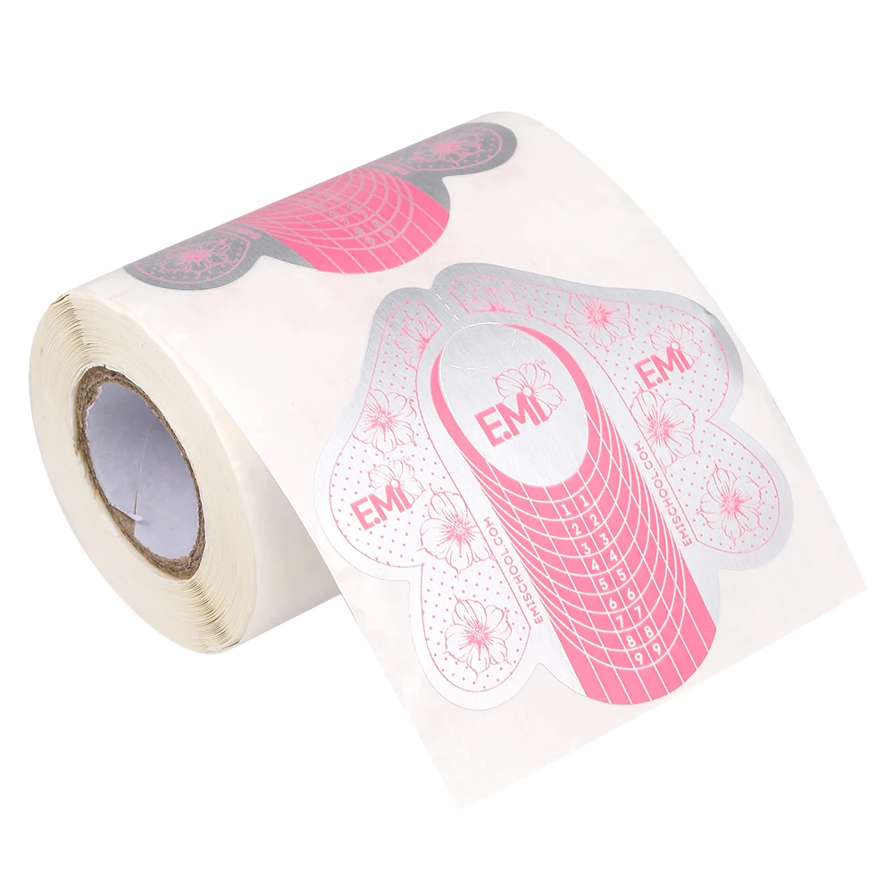 Маникюрная форма для наращивания ногтей 100 шт. акриловый УФ гель руководство