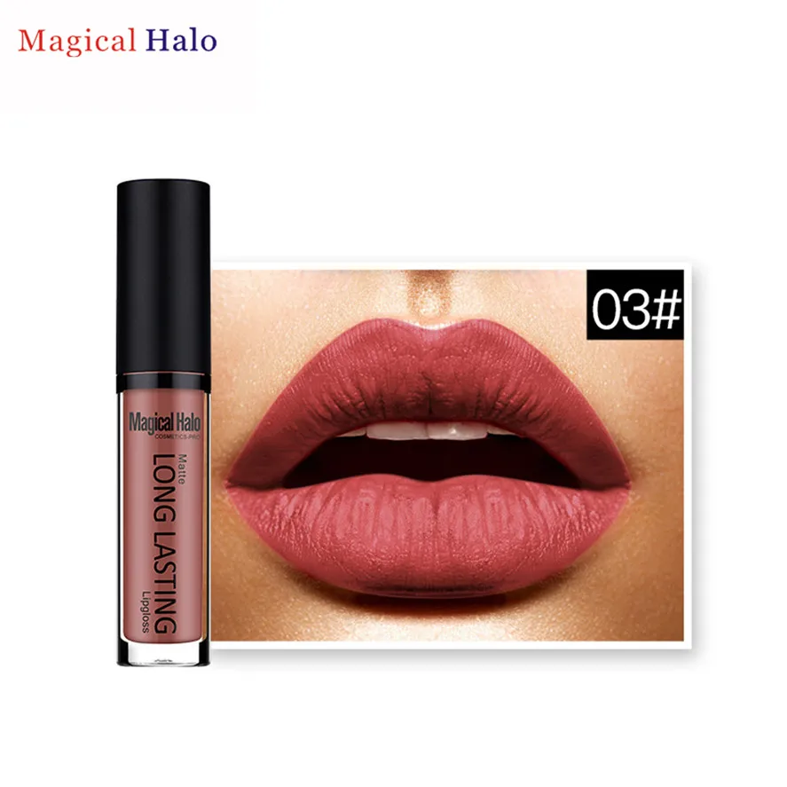Красивый новый бренд Magical Halo 1 шт. Водонепроницаемая матовая губная помада