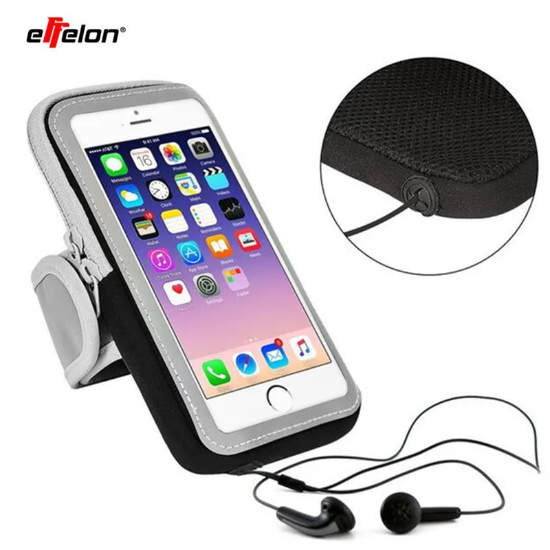 Effelon 5S 6 6S 7 Plus грязеотталкивающая ручная сумка для бега кожаный чехол iphone