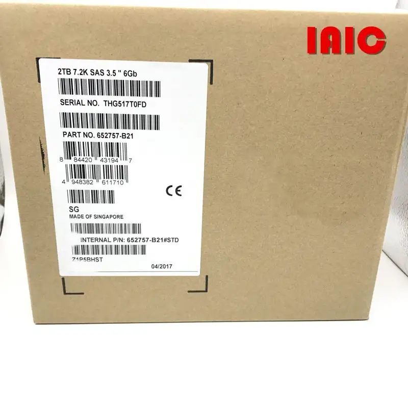 100% новый в коробке 3 года гарантии 652757 B21 2T 6G SAS 7 2 K 5 &quot653948 001 G8 требуется больше