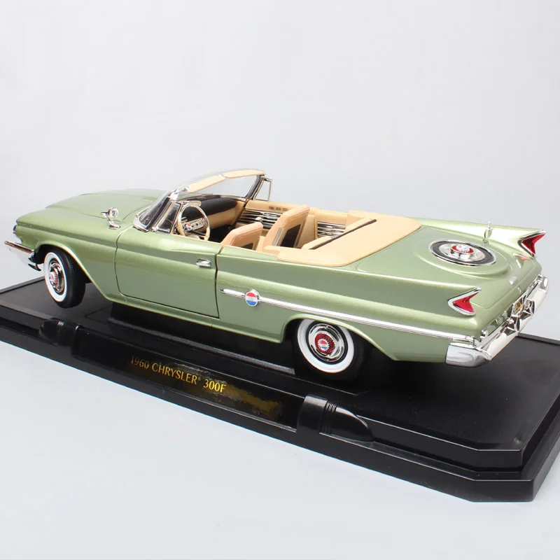 Брендовые винтажные Большие весы для автомобиля 1:18 бренды 1960 Chrysler 300F Lancia thema металлические модели автомобилей Diecasts& Toy транспортные средства miniaturas