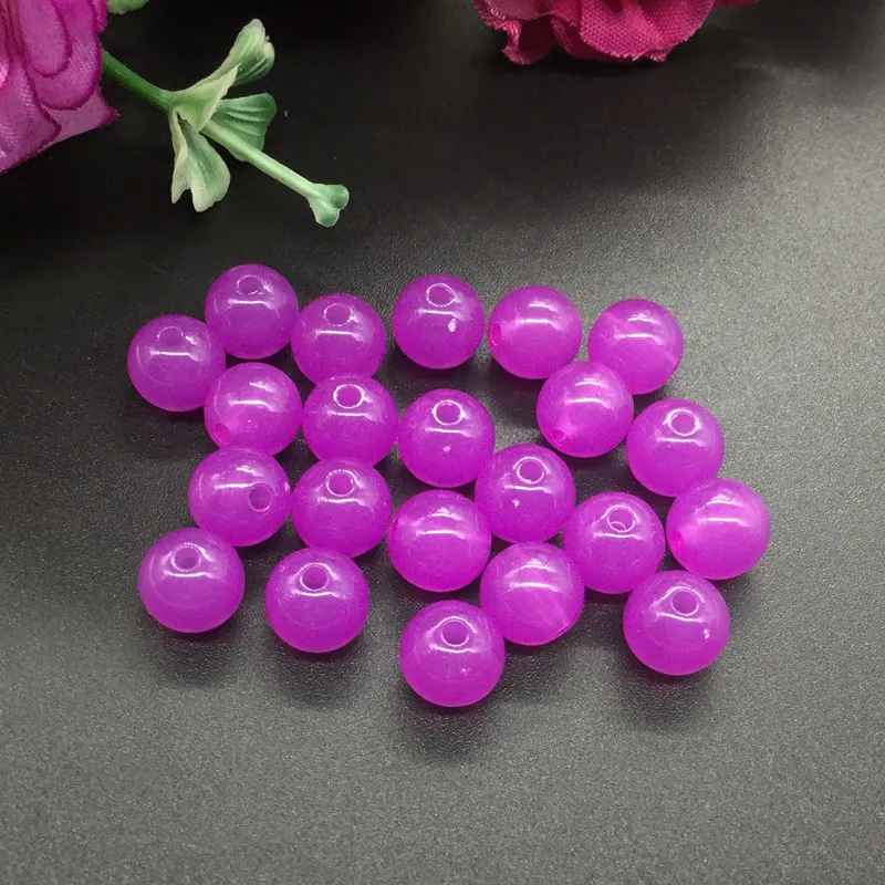 NiceBeads, 8 мм, 172 шт./лот, желе, акриловые бусины, модные, красивые, свободные, бусины для ювелирные изделия, изготовление браслетов, ожерелья