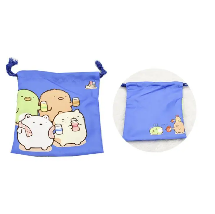 7 1 шт., мультяшная мини сумка Sumikko Gurashi из полиэстера и енота, косметическая сумка для хранения, канцелярские сумки для документов, подарки - Цвет: 7