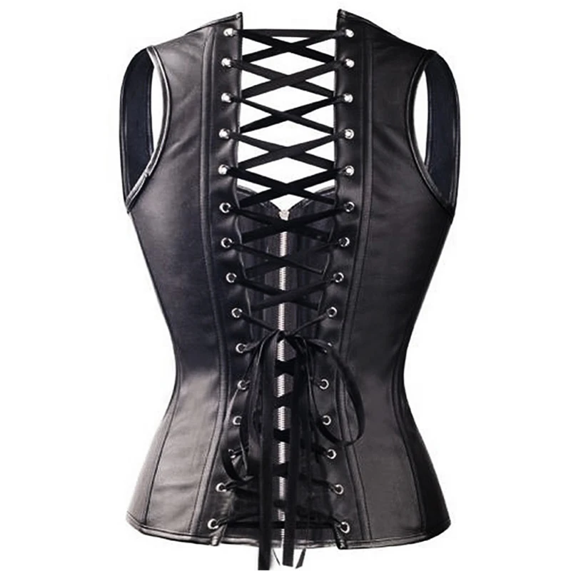 Корсет на стальной основе Женский Готический корсет молнии|Бюстье и корсеты| |