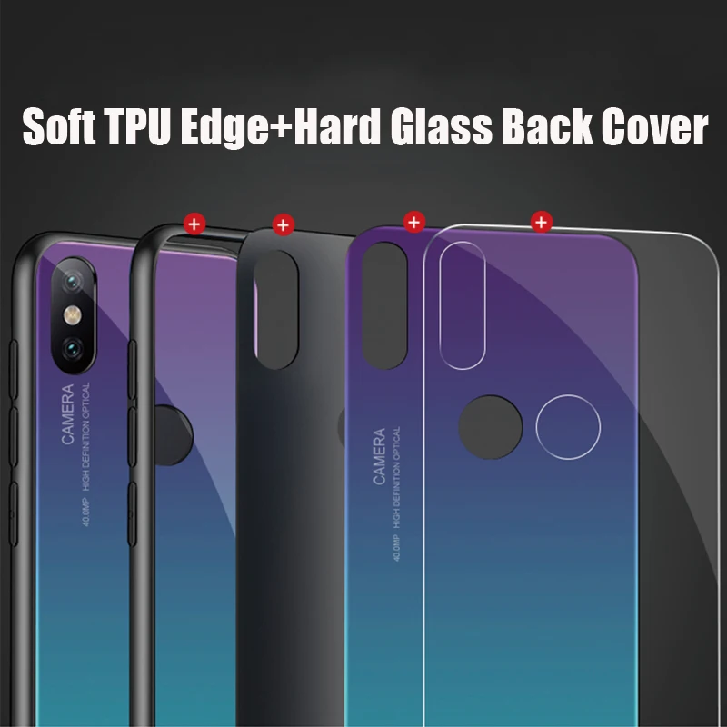 Чехол для huawei mate 20 x чехол телефона huavei huawey 20x 20pro pro градиентное закаленное стекло
