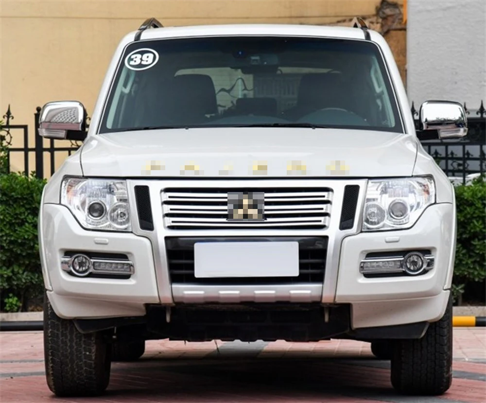 Для Mitsubishi Pajero V97 V87 V93 2007~ 2012 2013 Автомобильные фары прозрачные линзы Авто оболочка Крышка