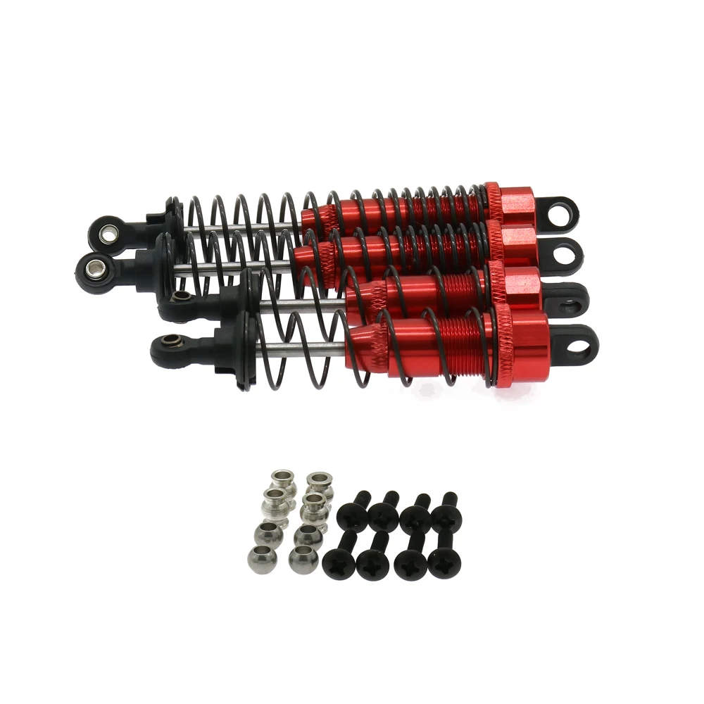 

4PCS Alloy 90mm 108mm Oil Filled Length Adjustable Front Rear Shock Absorber For Rc Model Car 1/10 Fs Racing Buggy Truggy RCAWD
