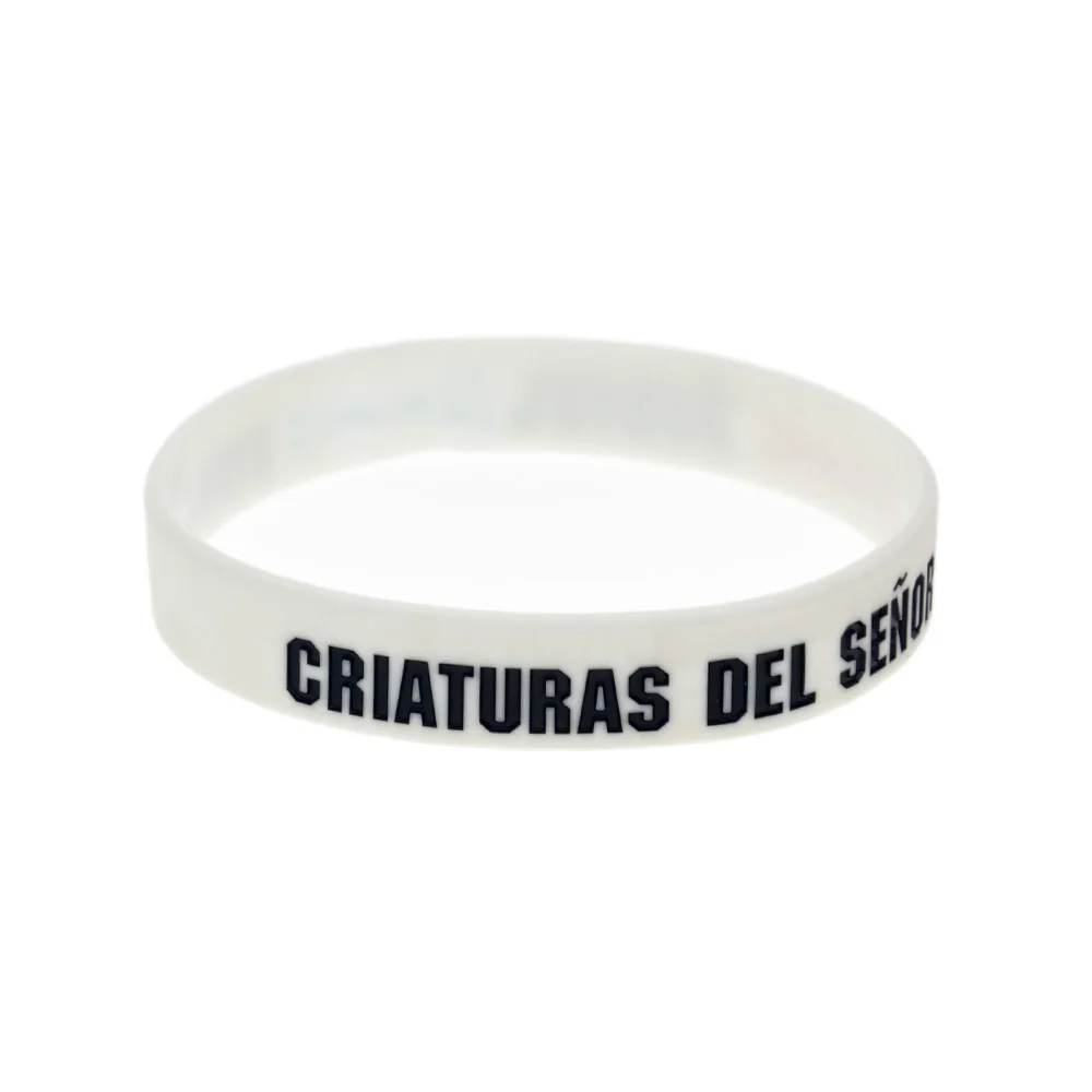 (OBH) 50 шт в наборе Rubius Omg Wristband силикона для взрослых Размеры белого цвета рекламных