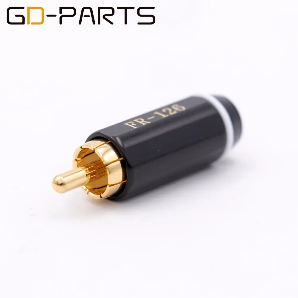 GD-PARTS позолоченный 3,5 мм штекер RCA разъем адаптер для cd-плеера AMP аудио-видео терминал припой бесплатно