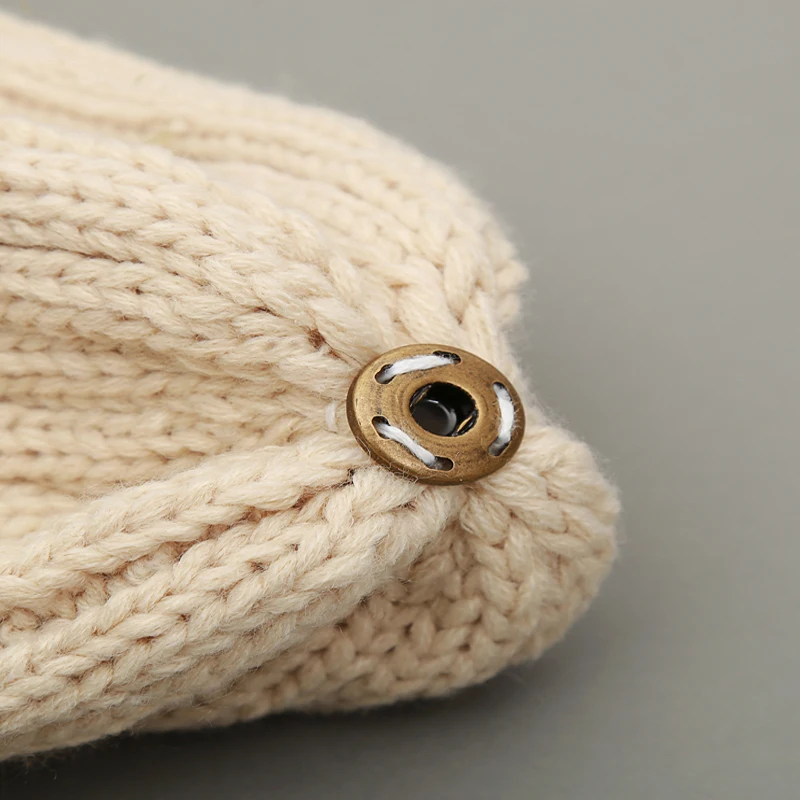 [YARBUU] Skullies зимняя женская шапка для девочек с помпонами из натурального меха
